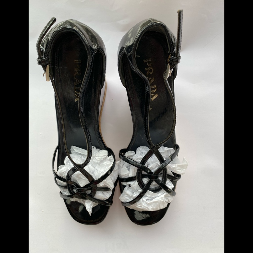 Patient Leather Platform Sandals
